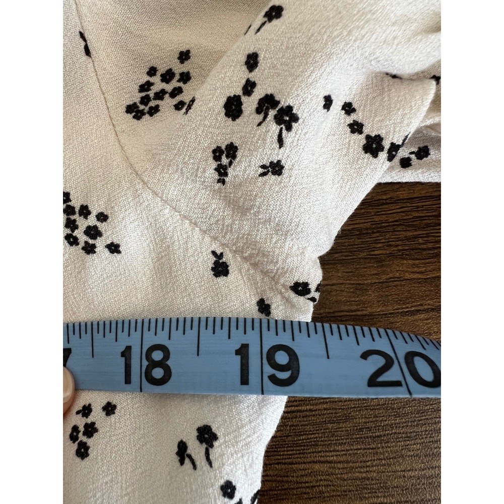 Saltwater Luxe Recycled Viscose Floral Maxi Dress V-Neck Tiered Cream S2161-W392 - Picture 8 of 10